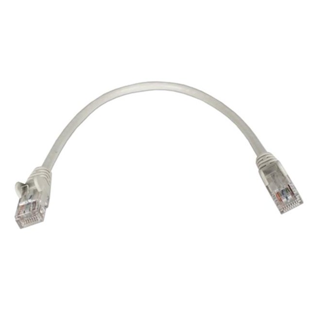 1 ft. CAT6 Gigabit Flexible Molded Gray Patch Cord