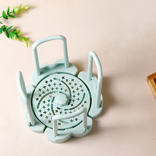 Novelty Dish Drying Rack, Extending Plastic Bowl Drying Rack Kitchen Bowl Plates Cups Pots Retractable Storage Stand