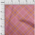 thumbnail image 1 of oneOone Viscose Jersey Fabric Tartan Check Printed Craft Fabric BTY 60 Inch Wide, 1 of 4