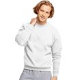 thumbnail image 1 of Hanes ComfortBlend EcoSmart Men`s Crew Sweatshirt - Best-Seller, L, White, 1 of 1