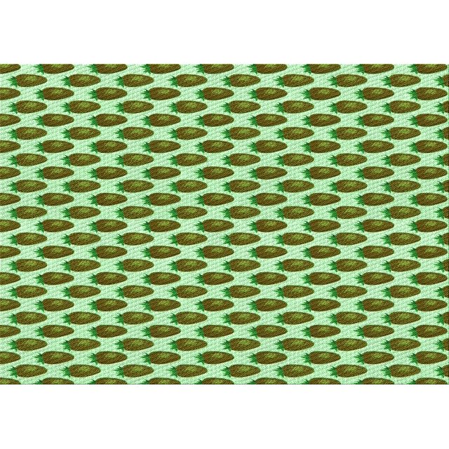 Ahgly Tapis Rectangulaire Lavable en Machine Intérieur Transitionnel Vert Clair, 2 Pieds x 4 Pieds