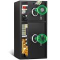 thumbnail image 1 of Opentiny 6.5 Cu ft Large Safe Box Fireproof , Biometric fingerprint Home Safe with Deposit Slot & Dual Alarm System, Money Safe With Mute Function and LED Light, Security Box for Money Valuables, 1 of 9