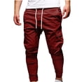 thumbnail image 1 of KIHOUT Mens Fashion Joggers Sports Pants - Drawstring Loose Cargo Pants Sweatpants Trousers, 1 of 3