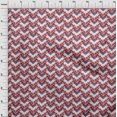 thumbnail image 4 of oneOone Georgette Viscose Red Fabric Floral Sewing Material Print Fabric By The Yard 42 Inch Wide, 4 of 5