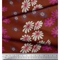 thumbnail image 3 of Soimoi polyester Crepe Fabric Artistic Flower Decor Fabric Printed Yard 42 Inch Wide, 3 of 3