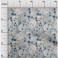 thumbnail image 2 of oneOone Velvet Dusty Blue Fabric Abstracts Craft Projects Decor Fabric Printed By The Yard 58 Inch Wide, 2 of 5