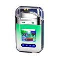 thumbnail image 2 of Big Savings! Creative Gradient Color Lighter, Outdoor Windproof Lighter with Double Arcs, Cool Transparent Lighter for BBQ, Camping, and Fire Starting, 2 of 6