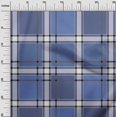 thumbnail image 2 of oneOone Cotton Poplin Fabric Tartan Check Print Sewing Fabric BTY 56 Inch Wide, 2 of 4