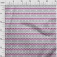 thumbnail image 2 of oneOone Coton Popeline Tissu Imprimé Chevron Ikat par la Cour 42 Pouces de Large, 2 of 4
