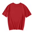 thumbnail image 4 of Offre à Durée Limitée Iumwxz T-Shirts Basiques Décontractés Plissés et Amples pour Femmes Blouses pour Femmes T-Shirts Graphiques à Nœud Col Rond Manches Courtes Hauts Blouse pour Dames Doux et Confortables pour Faire des Courses, 4 of 4