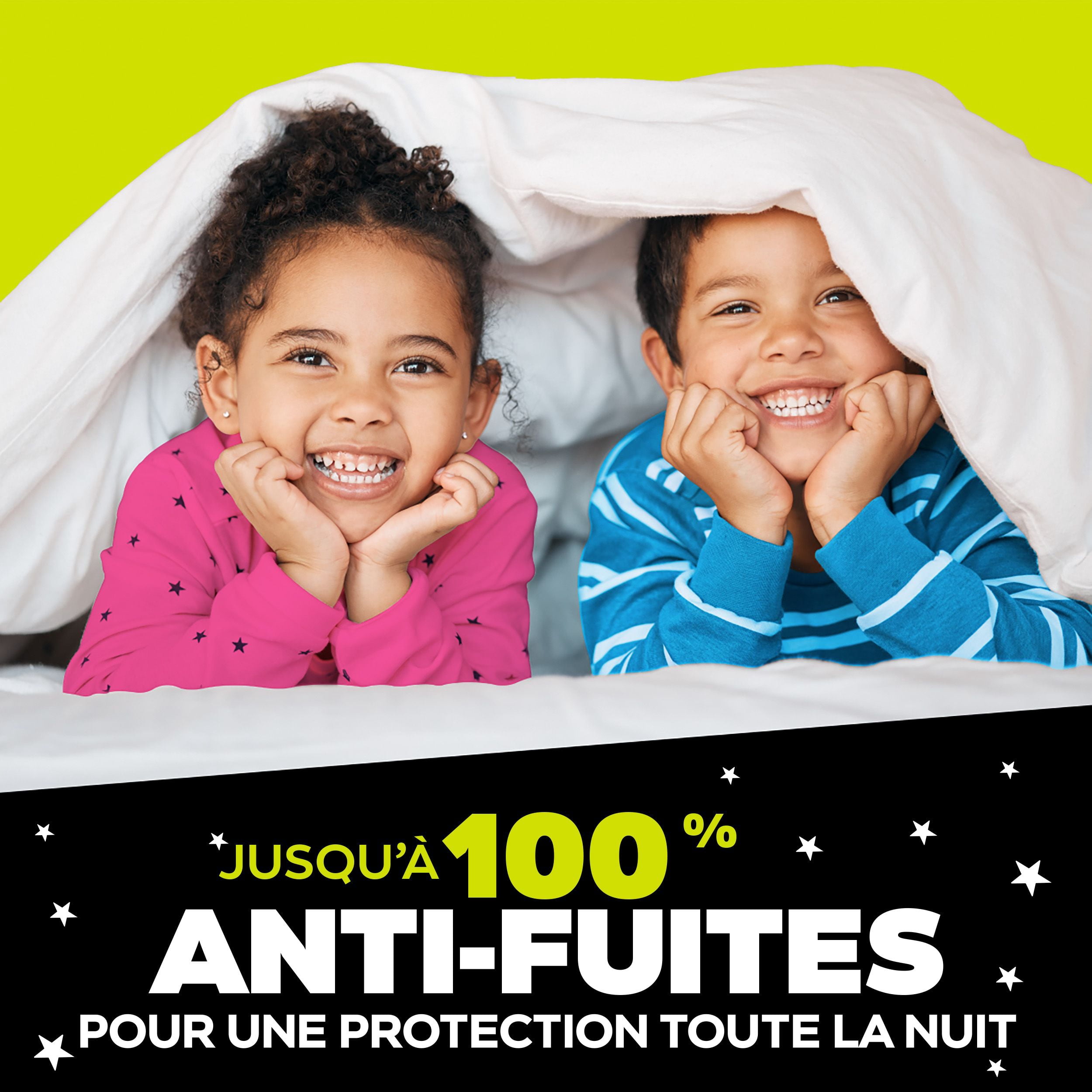 Sous-vêtements de nuit pour l’énurésie Ninjamas pour filles, taille P/M (17 à [38 à 70 lb])
