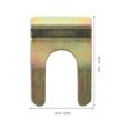 thumbnail image 2 of KAKOWELY car wire clips 20pcs Automobile Oil Pipe Clamp Hose Clips U-Shaped Car Wire Clips Brake Line Retainer Automotive Gear Line Hand Brake Cable Fixing Hose Fasteners Clamp For Car, 2 of 5