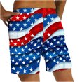 thumbnail image 5 of yoeyez Shorts for Men 7 Inch Inseam,Men's Casual Usa Flag Distressed Print Shorts Drawstring Beach Shorts Pants With Pocket Relaxed Fit Work Shorts Multicolor,4XL, 5 of 5