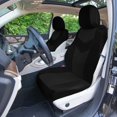 thumbnail image 1 of Universal Fit Car Seat Cover – Full Set of Automotive Seat Covers, Chevron Flat Cloth Car Seat Covers, Seat Protector for Cars, Trucks, SUVs and Vans, Washable Seat Cover, Car Accessories, 1 of 9