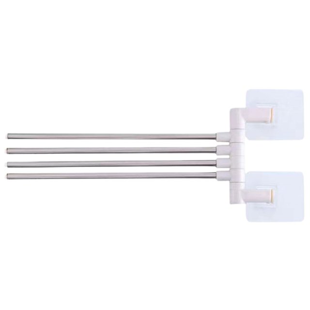 Towel Rod Organization Punch-free Solid Stainless Steel Towel Organizer Holder
