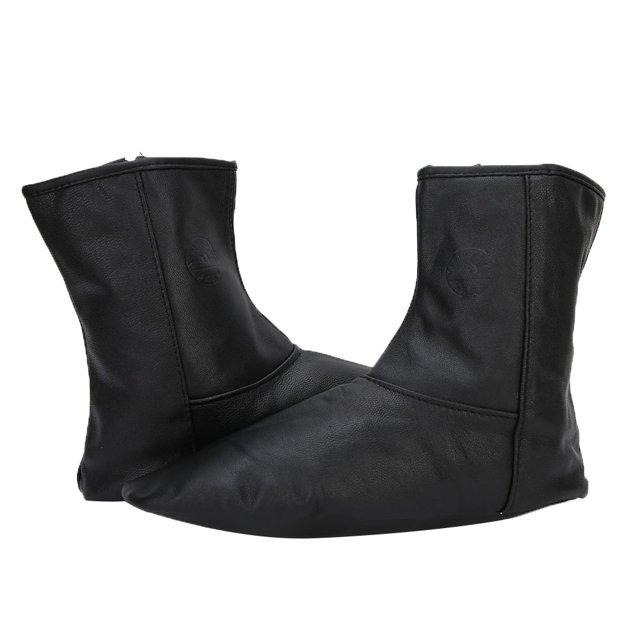 FLAMEEN Bas à Fermeture Éclair Chaussettes en Coton Peigné pour le Maintien au Chaud