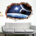 thumbnail image 4 of fastboy Sticker Wallpapers Wall Decals Interstellar Planet Broken Art Mural, 4 of 6