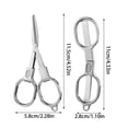 thumbnail image 3 of Matoen Folding Scissors Stainless Steel Portable Mini Travel Scissors Foldable Pocket Scissors Badge Small Scissors, 3 of 5