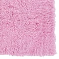 thumbnail image 3 of New Flokati 1400gr 2'4" x 4'8" Accent Rug, Pastel Pink, 3 of 6
