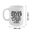 thumbnail image 3 of Dvkptbk Mug Sisters Ceramic Coffee Mug Kitchen Gadgets, 3 of 5