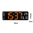 thumbnail image 2 of Large display digital clock with time, date and temperature week, 2 of 5