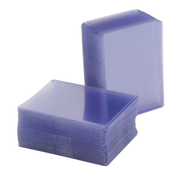 100pcs Regular Top Loaders Transparent Card Sleeves Collectible Card Top Loaders Protective Photocards