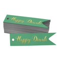 thumbnail image 1 of Inkdotpot Pack Of 50 Happy Diwali Favor Paper Tags Craft Real Gold Foil Hang Tags, 1 of 6