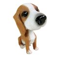 thumbnail image 2 of Resin Bobble Head Car Ornament – Spring-Shaking Dashboard Decor for Cars/Trucks, Multi-Color Self-Cleaning Auto Accessories ,4.3in Brown, 2 of 8