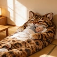 thumbnail image 4 of EGNMCR Adorable Cats Envelopes Sleeping Bag Sleeping Blanket, 4 of 8