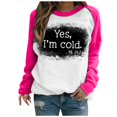 thumbnail image 2 of T-shirt Imprimé Oversized Sweatshirt for Women 2023 à Manches Long Col Rond Casual Tops Sweatshirt, 2 of 5