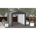 thumbnail image 2 of ShelterTube Wind and Snow-Load Rated Garage, 10x27x10 Gray, 2 of 7