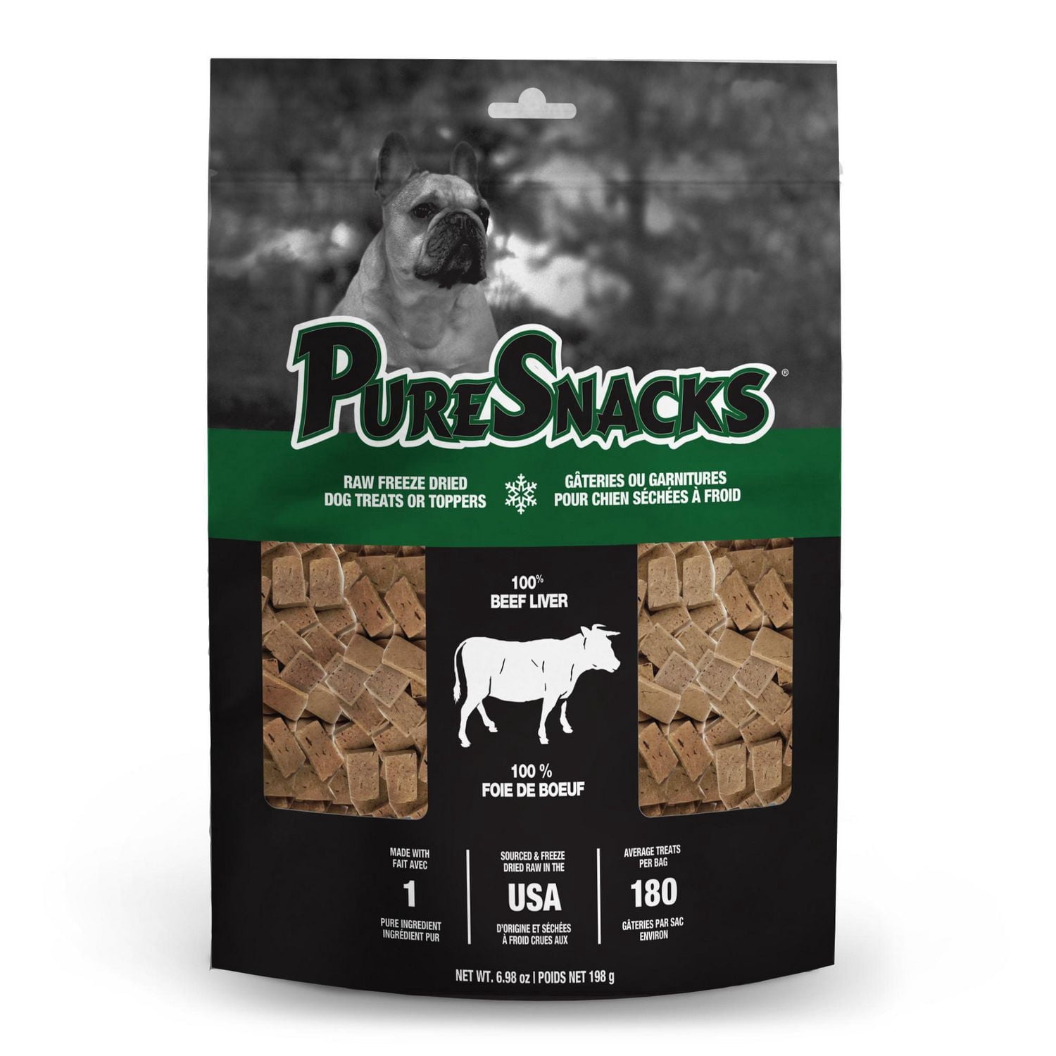 PureSnacks Freeze Dried Beef Liver Dog Treats