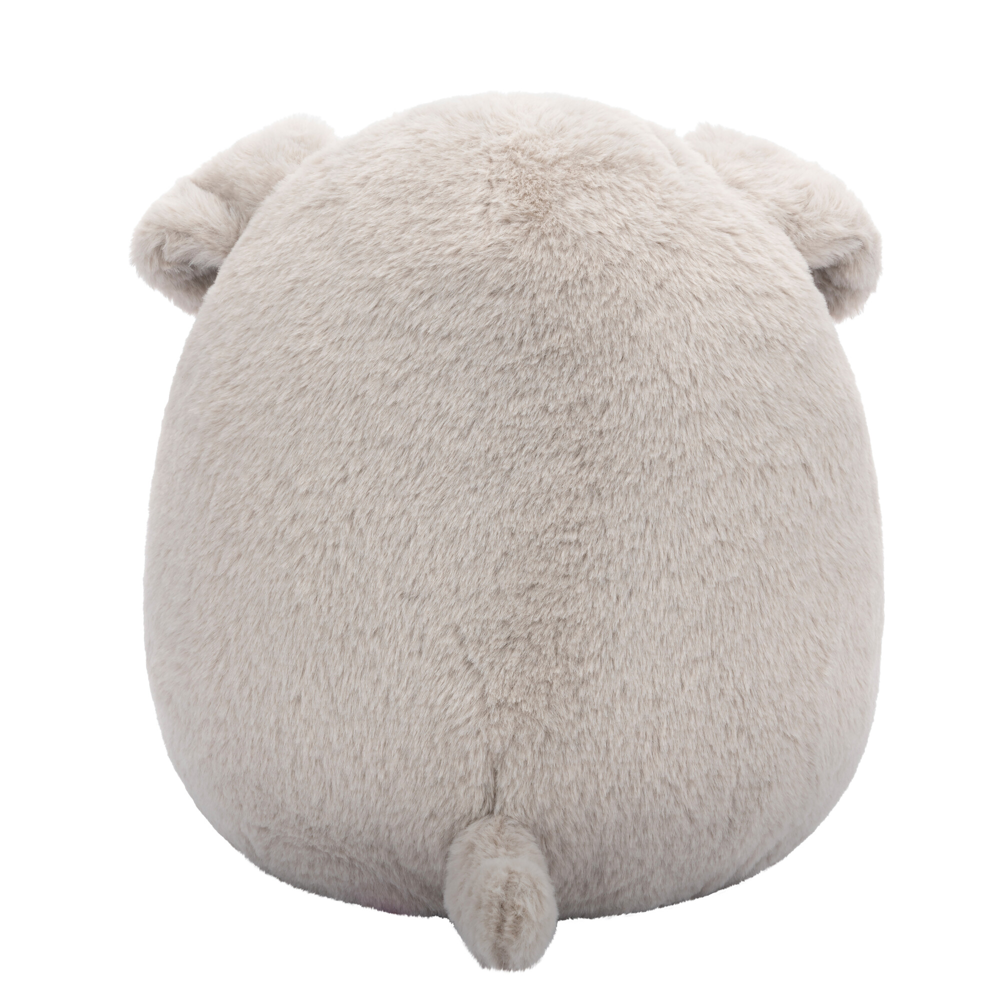 JAZWARES LLC Squishmallows Peluche 12" : Fuzz-a-Mallows - Shawn le Schnauzer gris