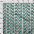 thumbnail image 2 of oneOone Polyester Lycra Fabric Leaves & Floral Block Fabric Prints By Yard 56 Inch Wide, 2 of 4