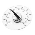thumbnail image 1 of Thermomètre Circulaire Autocollant pour Fenêtre Extérieure, 1 of 9