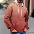 thumbnail image 2 of LIaqionyy Mens Hoodies Sweatshirts Casual Drawstring Pullover Long Sleeve Sweatshirt Tops with Pockets, 2 of 5