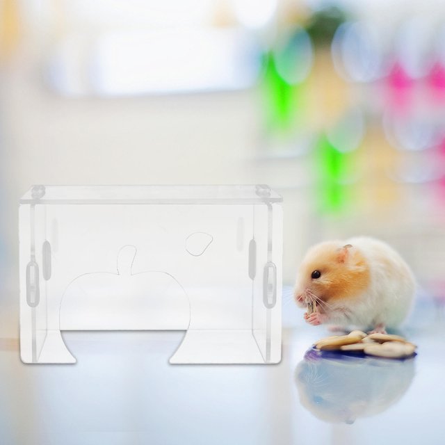 Raindrops Small Animal Transparent Hamster Hideout Cage Accessory for Guinea Pigs Gerbils