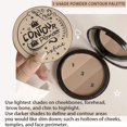 thumbnail image 4 of Three Color Contouring Palette Highlight Shadow Powder Contouring Plate Smooth T3b9, 4 of 8