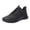 Black, variant on AUDeals Men's Waterproof Work Shoes, Leather Walking Sneakers with Soft Sole and Non Slip Comfort for Chef Use (Black, 9.5)