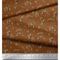 thumbnail image 3 of Soimoi Georgette Viscose Fabric Star,Knife & Circus Dog Cartoon Decor Fabric Printed Yard 42 Inch Wide, 3 of 3