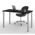 thumbnail image 1 of Bestar 24" X 48" Table with Square Metal Legs, 1 of 2