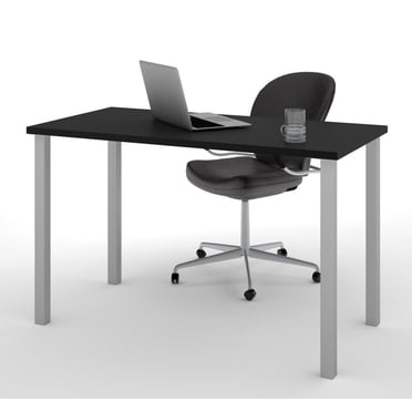 Bestar 24" X 48" Table with Square Metal Legs