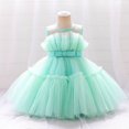 thumbnail image 1 of EGNMCR Robes de Soirée pour Femmes, Robes Formelles pour Femmes, Robes de Cocktail pour Femmes Robe Fille Robe Tout-Petit Filles Tulle Broderie Strass Nœud Robe de Fête d'Anniversaire Longues Robes Robe Fille, 1 of 9