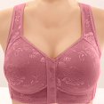 thumbnail image 2 of Women's Front Button Up With A Non Underwire Plus Size Vest Push Up Bra, 2 of 5