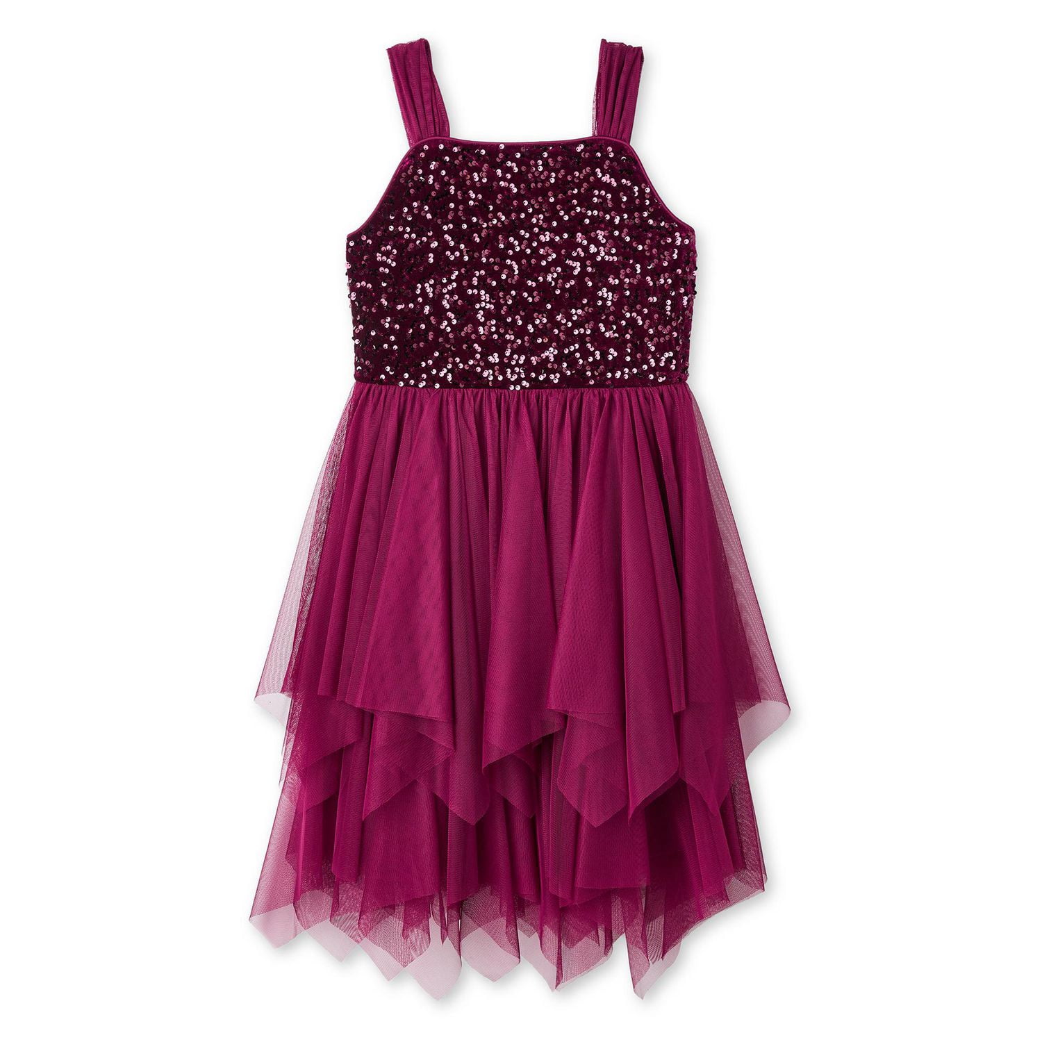 George Girls' Sequin Mesh Dress