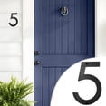 thumbnail image 3 of EGNMCR 5 Inch Modern Metal House Numbers Black Door Number House Address Letters And Numbers For Outside Signs Door number sign, 3 of 5
