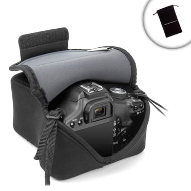USA Gear DSLR/SLR Camera Bag with Neoprene Protection ,Holster Belt Loop and Accessory Storage