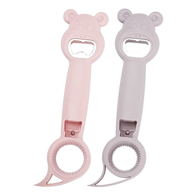 Aqestyerly Kitchen Essentials For Home 4 In 1 Manual Lid Remover Multifunctional Bottle Opener Kitchen Accessories Beer Bottle Opener 2Pcs