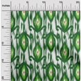 thumbnail image 2 of oneOone Velvet Green Fabric Ikat Dress Material Fabric Print Fabric By The Yard 58 Inch Wide, 2 of 4