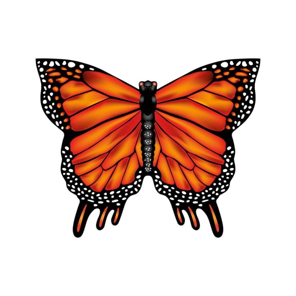 Cerf-volant en poly X Kites Butterfly de 28 pouces - Amber